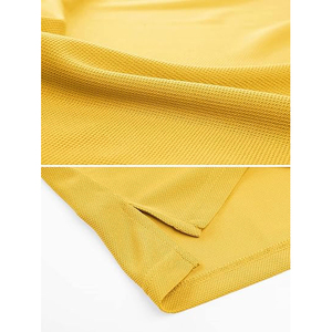 Polo de golf bicolore, design deux tons, tissu respirant, séchage rapide, extensible, pour le golf, le sport et les activités de plein air - Product Image 3