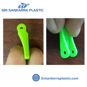 Clip en plastique vert PP, fixation rectangulaire, attache rapide pour jouets ou équipements de maternelle - Product Image 3