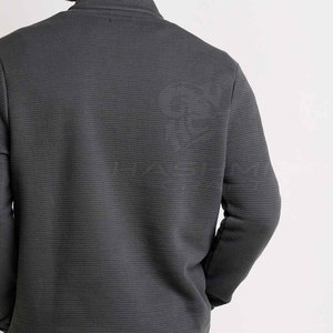 Sweat-shirt classique pour homme à col zippé, manches longues, tissu doux et chaud, coupe confortable, parfait pour l'entraînement sportif - Product Image 4