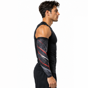 Manchons de compression sportifs pour hommes – Personnalisables, respirants, extensibles, de soutien et de protection pour la course, le cyclisme et l'entraînement - Product Image 2