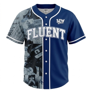 baseball jersey hot weather games custom team breathable lightweight baseball jersey sublimated logos names durable sportswear - Product Image 1