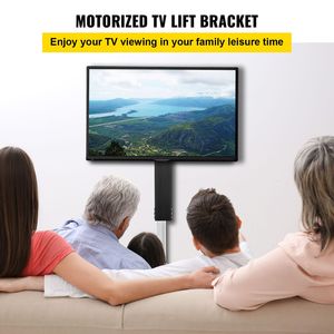 Support et chariot motorisé télécommandé pour téléviseur, course de 31 pouces, hauteur réglable de 42 à 73 pouces, pour écrans de 60 pouces, supporte 132 lb - Product Image 4