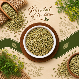 Graines de fenouil vertes naturelles entières, épice aromatique en vrac de qualité alimentaire pour assaisonnement, pâtisserie, cuisine et transformation alimentaire - Product Image 1