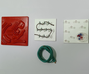 Kit de 7 Instrumentos Básicos para Entrenamiento Endoscópico, Set de Práctica de Cirugía Endoscópica Laparoscópica, Reutilizable, de Acero Inoxidable, para Clínica y Hospital - Product Image 5