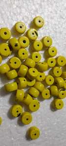 Cuentas de vidrio hechas a mano en negro y beige con formas mixtas de chevron, roseta y estrella, abalorios comerciales, dijes en capas para fabricación de joyas, personalizados al por mayor - Product Image 5