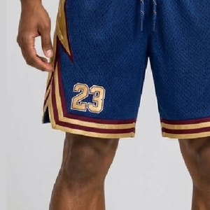 Fabricante de pantalones cortos de malla de baloncesto premium, pantalones cortos deportivos de secado rápido, diseño personalizado para entrenamiento en el gimnasio y rendimiento en la cancha. - Product Image 4