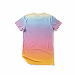 T-shirt surdimensionné personnalisé pour homme, en coton épais, style streetwear, uni, couleur unie, épaules tombantes - Product Image 4