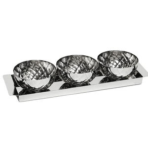 Tazón para Servir Postres de Chocolate, Decorativo, de la Mejor Calidad, de Metal Dorado, Acero Inoxidable, en Oferta - Product Image 4