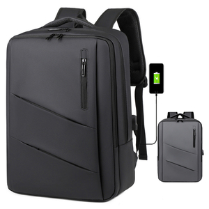 Mochila de Negocios de PU con Patrón de Rejilla de Diamantes, Diseño Unisex, Capacidad de 20-35L, Cierre Impermeable, para Viajes - Product Image 1
