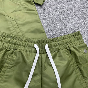 Heavyweight Custom Logo Winter Two-Piece Mens Cotton/<b>Polyester</b> <b>Tracksuit</b> with Reflective Windbreaker Jacket Reversible 2026 - Product Image 3
