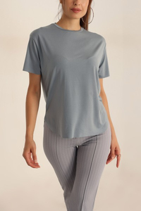 Camisetas Cortas de Algodón Lisas para Mujer, Personalizadas con Estampado, Camisetas de Manga Corta para Mujer, Ropa de Verano - Product Image 5