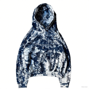 Sweat à capuche utilitaire de camouflage forestier, renforcé, imperméable et coupe-vent pour la chasse et les expéditions - Product Image 4