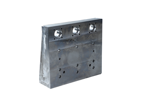 Precision CNC Machined Customized Paver <b>Block</b> Metal Component with Holes and <b>Mounting</b> Features - Product Image 1