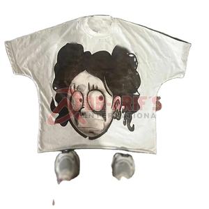 T-shirt court unisexe surdimensionné de haute qualité avec logo personnalisé vintage T-shirts pour hommes avec motif imprimé - Product Image 6