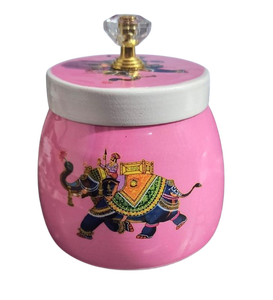 Ensemble de pots de rangement décoratifs de luxe avec couvercle en forme d'oiseau doré, motif diamant rose et bordeaux, élégants récipients pour la décoration de la maison, cadeau - Product Image 5