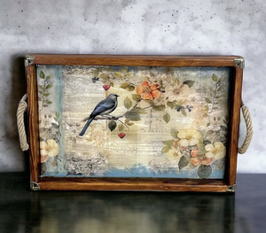 Luxury Home Decor Carved Large Natural Wood Plate Rectangle Walnut Wooden Food Serving Platters Tray from India - Product Image 3