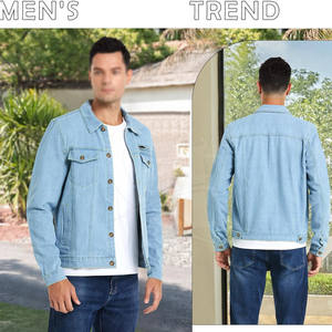Veste en jean délavée de qualité supérieure pour homme, style décontracté avec doublure polaire, manteau en denim vintage de haute qualité, prêt pour l'hiver - Product Image 4