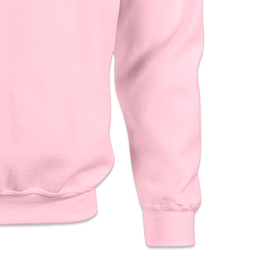 Sweat-shirt à col rond pour homme, coupe classique, décontracté, en maille, hiver, avec logo personnalisé brodé, en polaire, couleur verte et rose - Product Image 4