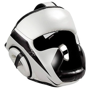 Casque de boxe Muay Thai en cuir PU, protection de la tête pour l'entraînement et le sparring, pour la boxe, le kickboxing et le MMA - Product Image 1