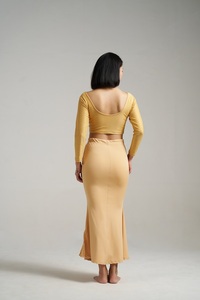 Jupon amincissant en polyester coupe sirène pour femme, sans couture, effet ventre plat, style sirène, idéal pour les mariages - Product Image 3