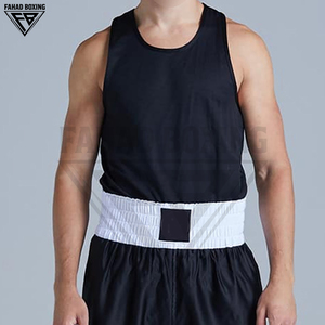 Vêtements unisexes de haute qualité, blanc, noir, rouge, couleurs contrastées, vêtements de boxe et d'arts martiaux, produit haut de gamme, short de boxe et débardeurs - Product Image 3