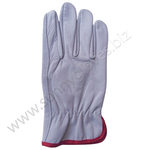 Guantes de Trabajo Resistentes de Cuero Vacuno, Guantes para Conducir Camiones, Almacenes - Product Image 6