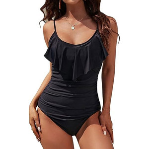 Maillots de bain bikini pour femmes de haute qualité, en spandex et nylon, pour l'été, séchage rapide, respirant, maillots de bain tendance - Product Image 1