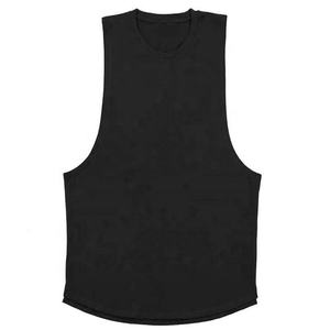 Vente en gros de débardeurs pour hommes en spandex et polyester avec logo personnalisé, taille 4XL et plus, débardeurs de haute qualité à séchage rapide - Product Image 4