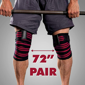 Durable High Elasticity Neoprene Nylon & Spandex Material Made <b>Knee</b> Wraps Custom Made Fitness Gym Wear <b>Knee</b> <b>Support</b> <b>Braces</b> - Product Image 6