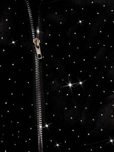 Sudadera con Cremallera y Pedrería de Última Moda para Hombre, Algodón, Invierno, Color Personalizado, Cómoda, Transpirable, Venta al Por Mayor, Moda Urbana - Product Image 4