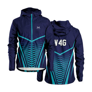 Veste coupe-vent à capuche en nylon enduit, respirante, imperméable, séchage rapide, de haute qualité, écologique, pour le printemps, vente en gros personnalisée - Product Image 4