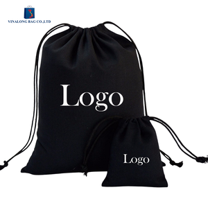 OEM Marketing Cotton Canvas Drawstring Bag Eco Friendly Foldable Design For Wedding Gift And Party Packaging - Product Image 3