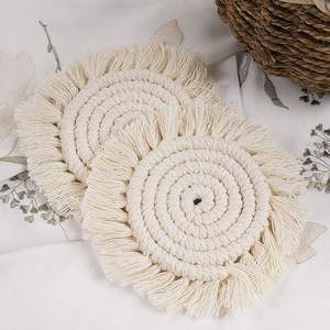 Posavasos de Macramé Estéticos y Modernos, Hechos a Mano, para Decoración del Hogar, Mesa y Regalos - Product Image 4