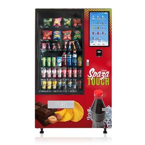 Máquina expendedora automática de gran capacidad para snacks, bebidas y alimentos, disponible en stock, venta al por mayor, gran demanda, 24 horas. - Product Image 1