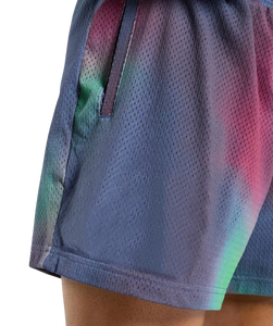 Shorts de malla sublimados personalizados con estampado completo, shorts de baloncesto de malla sublimada transpirables de secado rápido para hombre - Product Image 3