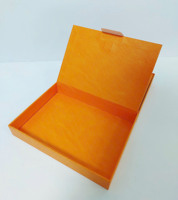 Boîtes rigides en papier kraft pour cadeaux, accessoires de mode, cosmétiques, style artisanal, finition mate, vernissage, recyclables