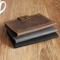 6 pegangan paspor dompet paspor Keluarga penutup kulit asli dompet Travel Organizer dengan saku telepon, produk OEM & FBA