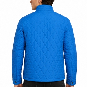 Chaqueta Casual Acolchada para Hombre, Estilo Moderno para el Día a Día, Chaqueta con Diseño de Diamantes, Ropa Casual Acolchada - Product Image 2