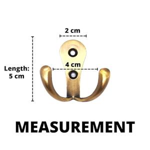 Perchero de Pared de Metal Resistente con Doble Gancho para Abrigos, Sombreros y Toallas, con Gran Capacidad de Carga, Organizador para el Hogar - Product Image 3