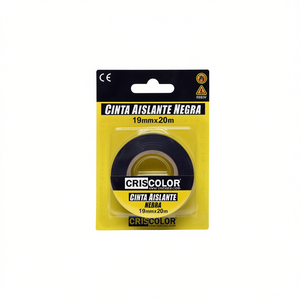 Criscolor Insulation Tape Black 19mmx20m Waterproof For Electrical Repairs - Product Image 2