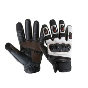 Gants de moto en cuir, respirants, imperméables, compatibles écran tactile, antidérapants, pour la conduite et le cyclisme - Product Image 3