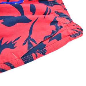 Shorts de bain pour hommes à imprimé camouflage, séchage rapide, shorts de plage, taille élastique avec cordon de serrage, shorts de surf d'été, logo personnalisé OEM - Product Image 2
