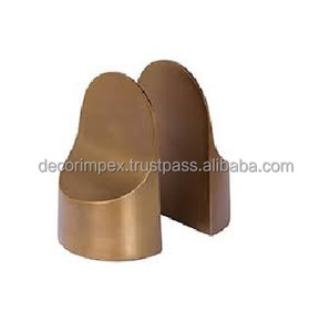 Elegant Cut-Out Floral/<b>Leaf</b> Pattern Matte Black Metal Adjustable <b>Art</b> Decor Bookends for Home Decoration - Product Image 5