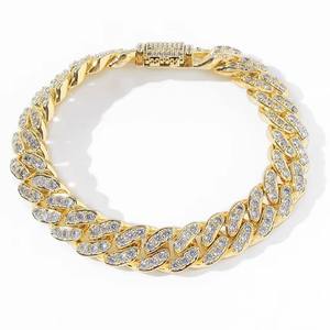 Wholesale Supply Handmade Luxury Moissanite Diamond Cuban Link Bracelet <b>for</b> <b>Men</b> and Women Available <b>for</b> Export Price - Product Image 1