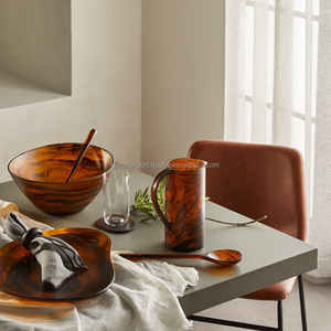 Cuenco redondo de resina para servir con logotipo personalizado, frutero decorativo del fabricante indio de RF Crafts - Product Image 3