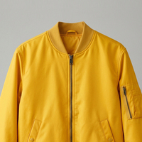 Blouson Bomber Homme Personnalisé Nouveau Design – Blouson Bomber en Toile Respirante à Col Montant, Style Tendance et Personnalisable pour la Vente en Gros