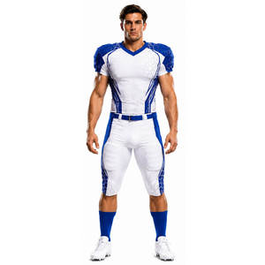 Uniforme de football américain respirant en polyester de haute qualité avec logo personnalisé, vêtements de sport professionnels à vendre - Product Image 3