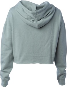 Sudadera con capucha corta de alta calidad con logotipo personalizado, envío directo SIN MOQ, sudadera extragrande con capucha corta para mujer. - Product Image 3