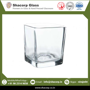 Decorative Square Glass Votive Candle Holder for <b>Weddings</b> Restaurants Hotels and Home Interiors - Product Image 6
