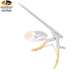 JACKBILLY 7 Inch Stainless Steel High Quality Multi-<b>Bite</b> Kerrison Rongeur Punch Delicate Thin Foot Plate Forward <b>Bite</b> 3mm - Product Image 4